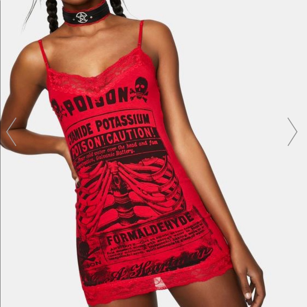 Dolls Kill 7 deadly sins Slip dress M
